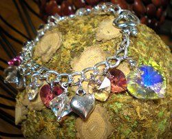 Shimmering Hearts Bracelet | AllFreeJewelryMak...
