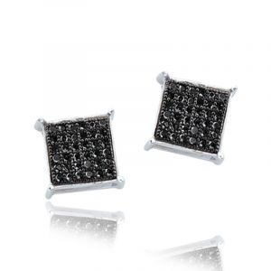 Black Diamond Earrings 1/5ct. T.W.