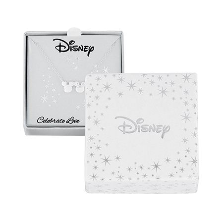 DISNEY© Mickey & Minnie Mouse Pendant in Sterling Silver