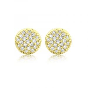 Diamond ½ct. Pavé Stud Earrings in 14k Yellow Gold
