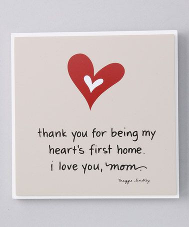 Take a look at this 'Mom' Plaque by My Soul's Window on #zulily today!