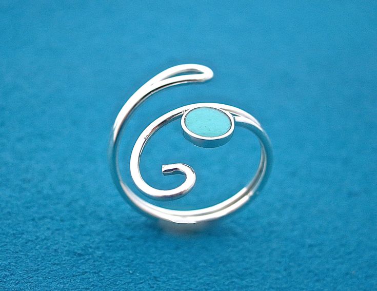 Adjustable open ring, Womens Jewelry, Ring Design, Unique Rings, Simple Ring, Be...