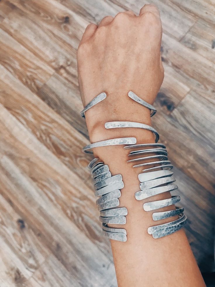 Sterling Silver Cuff Bracelet – Elle Naz Jewelry
