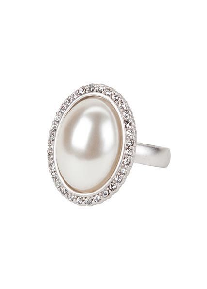 bamboopink corsica pearl ring. Pearls are sometimes more gorgeous than diamonds ...