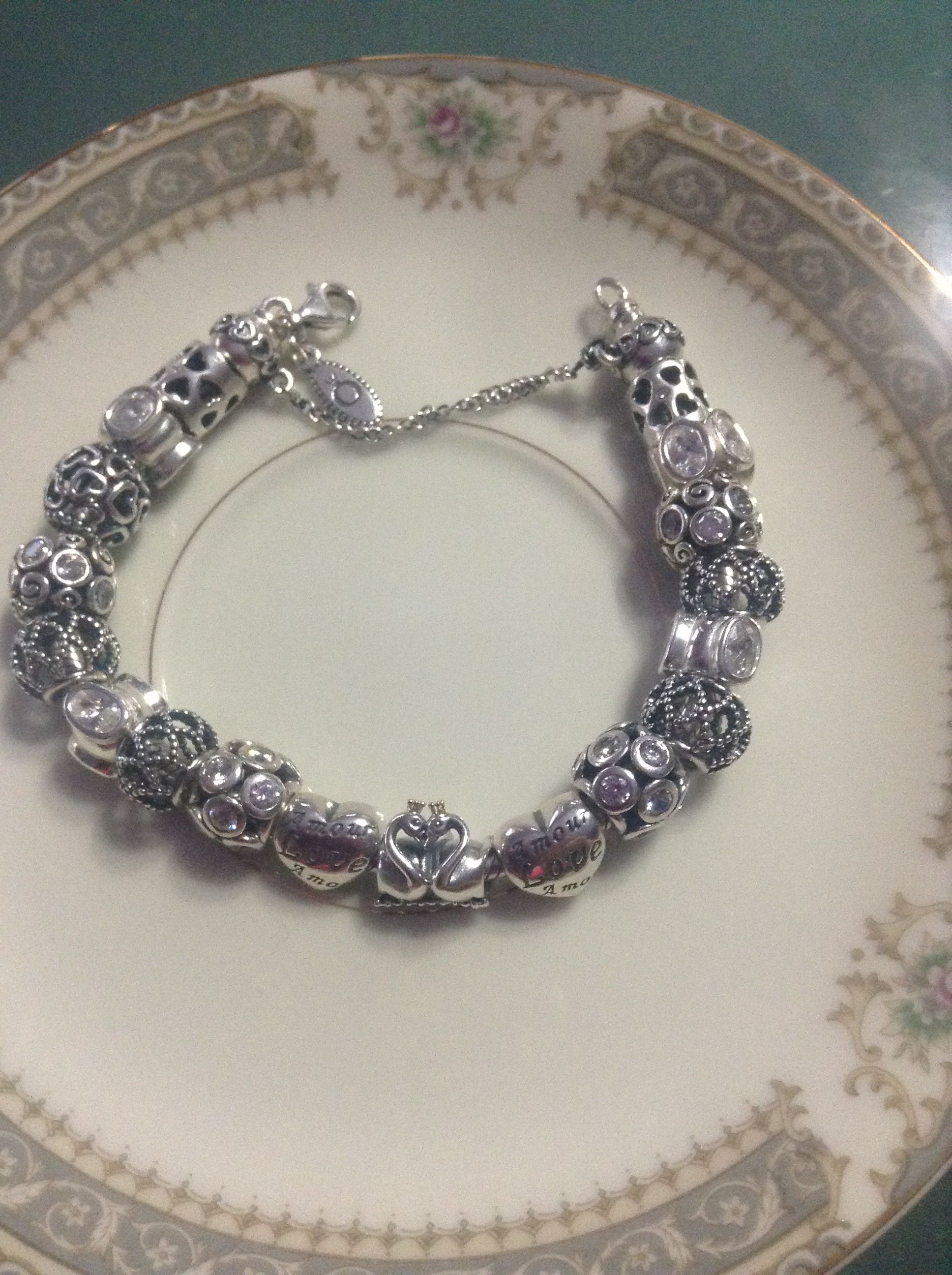 My Pandora bracelet. That's Amore!!!!