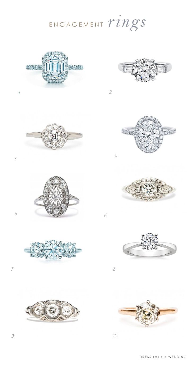 Engagement Ring Ideas She'll Love #engagementrings #engaged