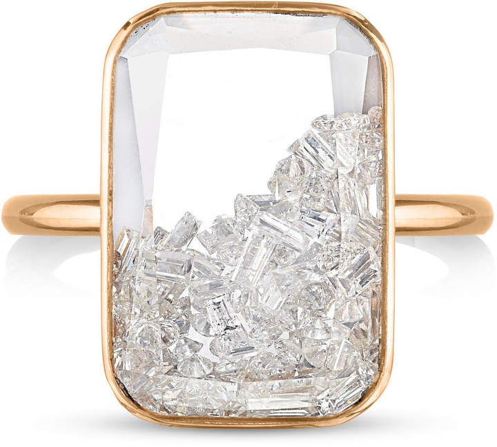 Diamond Kaleidoscope Shaker Ring by Moritz Glik | Moda Operandi