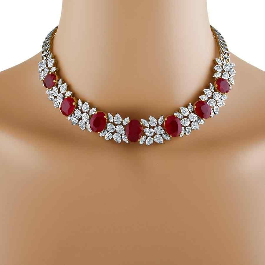 Ruby And Diamond Necklace | www.galleryhip.com - The Hippest Pics
