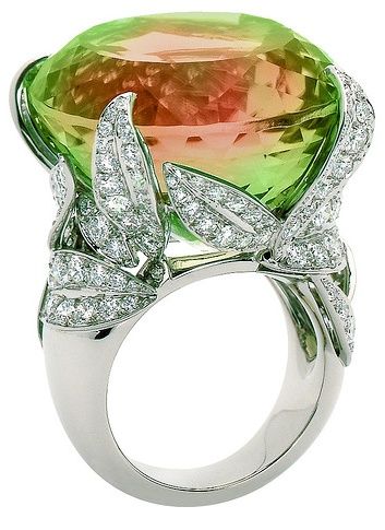 Van Cleef & Arpels’ Arbre aux Songes Ring with Tourmaline and Diamonds