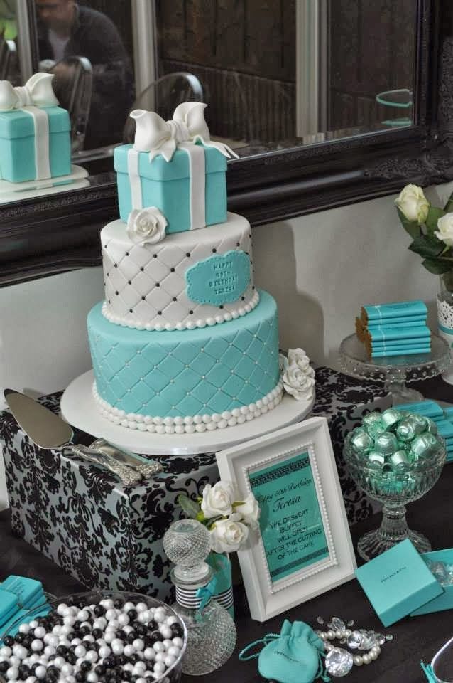Tiffany Inspired 50th Birthday Party by Sweet Little Party Company