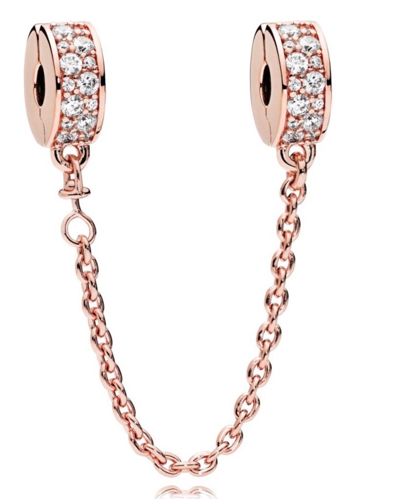 Pandora rose gold safety chain – Xingjewelry