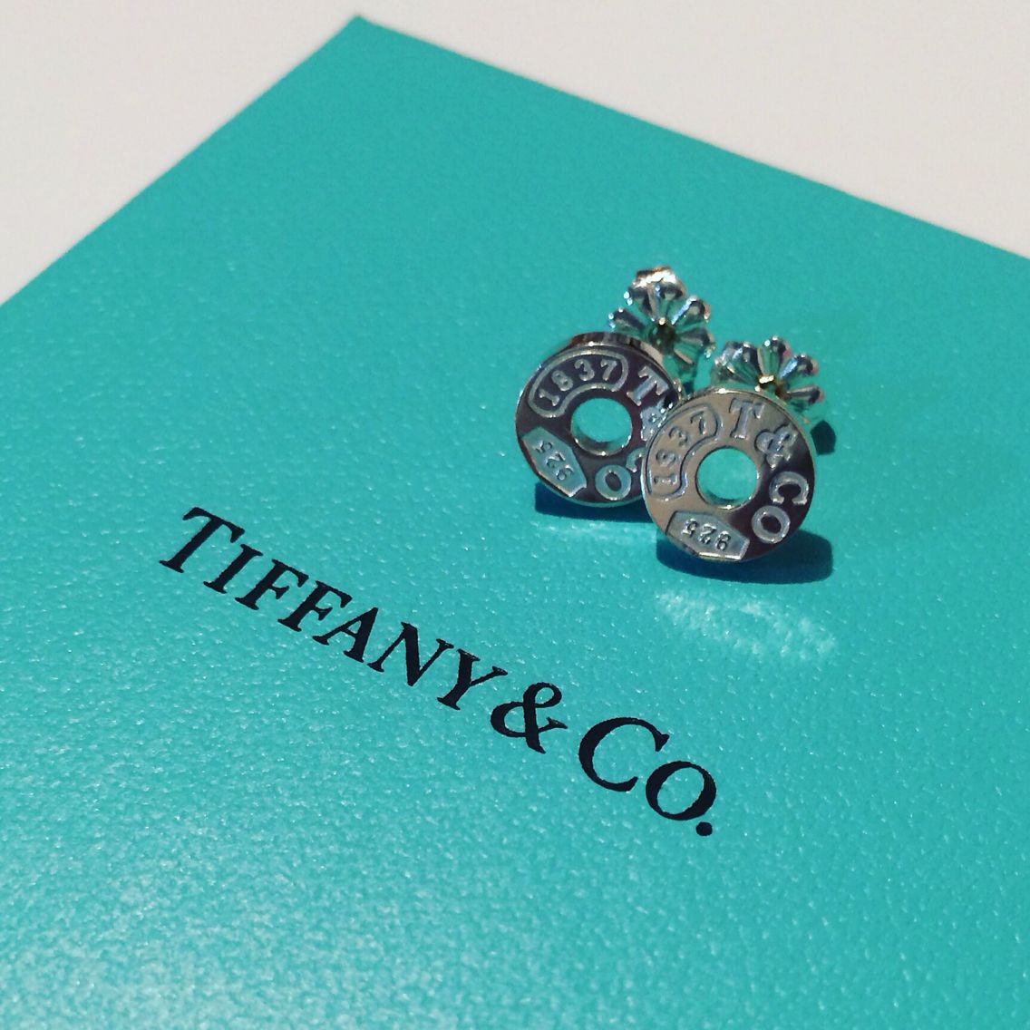 Tiffany's 1837 circle stud earrings for my 21st.